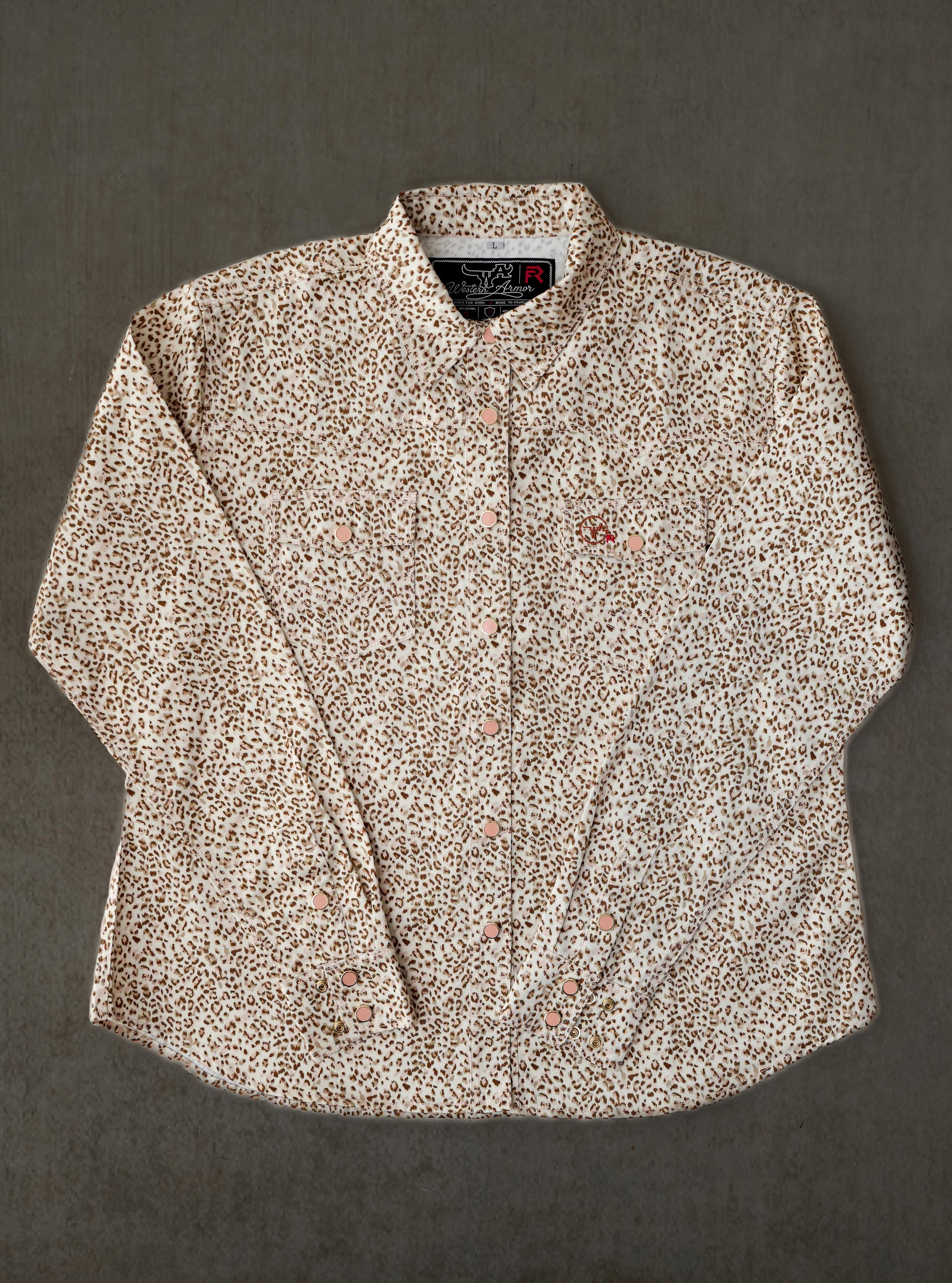 LEOPARD woman's FR work shirt